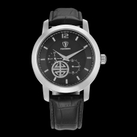 stainless steel case back watch